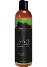 Load image into Gallery viewer, Intimate Earth Grass Aromatherapy Massage Oil Fresh Cut Grass - 4oz