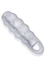 Load image into Gallery viewer, Invader Rippled Open-Ended Silicone Cocksheath Extender
