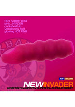 Load image into Gallery viewer, Invader Rippled Open-Ended Silicone Cocksheath Extender