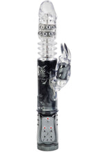 Load image into Gallery viewer, Jack Rabbit Thrusting Orgasm Beaded Rabbit Vibrator - Black