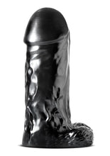 Load image into Gallery viewer, Jet Destroyer Dildo with Balls 10in - Carbon Metallic - Black