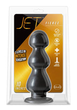 Load image into Gallery viewer, Jet Fierce Butt Plug - Carbon Metallic - Black