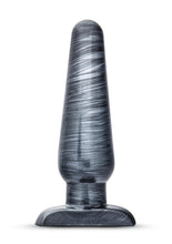 Load image into Gallery viewer, Jet Plug Butt Plug - Large - Carbon Metallic - Black