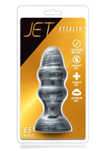 Load image into Gallery viewer, Jet Stealth Butt Plug - Carbon Metallic - Black