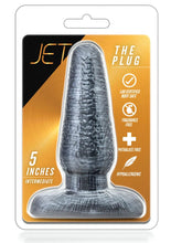 Load image into Gallery viewer, Jet The Plug Butt Plug- Carbon Metallic - Black