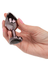 Load image into Gallery viewer, Jewel Black Diamond Heart Anal Plug