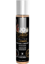 Load image into Gallery viewer, JO Gelato Water Based Flavored Lubricant Salted Caramel - 1oz