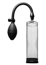 Load image into Gallery viewer, Jock Amp Up Penis Pump with Bulb - Black/Clear