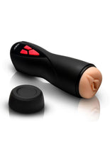 Load image into Gallery viewer, Jock Banger Sucking and Vibrating Pussy Rechargeable Masturbator - Vanilla