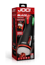 Load image into Gallery viewer, Jock Blaze Vibrating, Sucking and Warming Rechargeable Masturbator - Black/White
