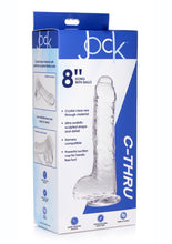 Load image into Gallery viewer, Jock C-Thru Slim Realistic Dong with Balls - Clear - 8in