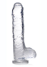 Load image into Gallery viewer, Jock C-Thru Slim Realistic Dong with Balls - Clear - 9 In