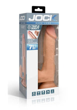 Load image into Gallery viewer, Jock Hard Core Triple Density Dildo with Balls - Vanilla - 7.5in