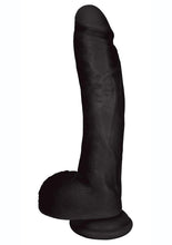 Load image into Gallery viewer, Jock Realistic Dildo with Balls - Black - 10in