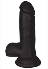 Load image into Gallery viewer, Jock Realistic Dildo with Balls - Black - 6in
