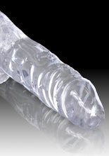 Load image into Gallery viewer, King Cock Dildo with Balls - Clear - 4in
