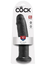 Load image into Gallery viewer, King Cock Dildo - Black - 10in
