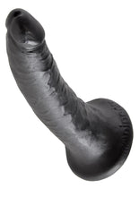 Load image into Gallery viewer, King Cock Dildo - Black - 7in