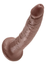 Load image into Gallery viewer, King Cock Dildo - Chocolate - 7in