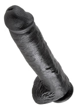 Load image into Gallery viewer, King Cock Dildo with Balls - Black - 11in