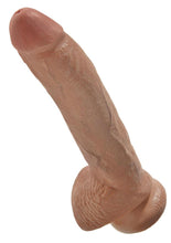 Load image into Gallery viewer, King Cock Dildo with Balls - Caramel/Tan - 9in