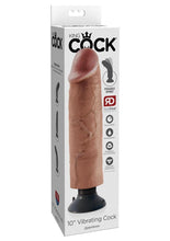 Load image into Gallery viewer, King Cock Vibrating Dildo - Caramel - 10in