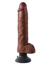 Load image into Gallery viewer, King Cock Vibrating Dildo with Balls