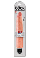 Load image into Gallery viewer, King Cock Vibrating Stiffy Dildo - Vanilla - 10in