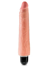 Load image into Gallery viewer, King Cock Vibrating Stiffy Dildo - Vanilla - 9in
