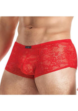 Load image into Gallery viewer, Lace King Lace Trunks - Red - Medium/Small