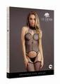 Load image into Gallery viewer, Le Desir Suspender Fishnet Choker Bodystocking