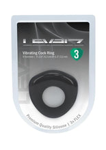 Load image into Gallery viewer, Levelz Sealed Liquid Silicone Rechargeable Vibrating Cock Ring - Black