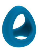 Load image into Gallery viewer, Levelz Soft Tri O Silicone Cock Ring - Teal