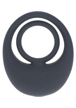Load image into Gallery viewer, Levelz Vibrating Liquid Silicone Rechargeable Cock and Ball Ring - Black