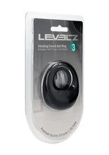 Load image into Gallery viewer, Levelz Vibrating Liquid Silicone Rechargeable Cock and Ball Ring - Black