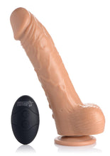 Load image into Gallery viewer, Loadz Vibrating Squirting Dildo with Remote Control - Caramel - 8.5in
