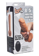 Load image into Gallery viewer, Loadz Vibrating Squirting Dildo with Remote Control - Caramel - 8.5in