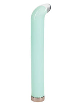 Load image into Gallery viewer, Loveline Aurora 10 Function G-Spot Rechargeable Glass Vibrator - Green - 6.3in