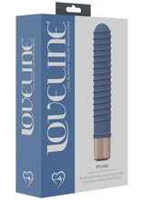 Load image into Gallery viewer, Loveline Poise Rechargeable 10 Speed Mini-Vibe - Blue