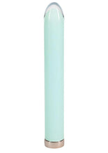 Load image into Gallery viewer, Loveline Sparkle Rechargeable 10 Function Glass Vibrator - Green - 6.3in