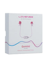Load image into Gallery viewer, Lovense Gemini Rechargeable Silicone App-Control Nipple Clamps - Pink