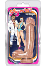 Load image into Gallery viewer, Loverboy The Kingpin Dildo with Balls - Caramel - 7in