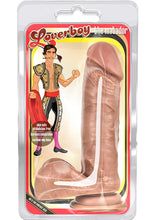 Load image into Gallery viewer, Loverboy The Matador Dildo with Balls - Caramel - 8in