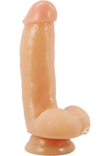 Load image into Gallery viewer, Loverboy The Pizza Boy Dildo with Balls - Flesh/Vanilla - 5in