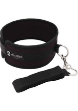 Load image into Gallery viewer, Lux Fetish Collar and Leash Set Adjustable - Black