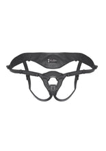 Load image into Gallery viewer, Lux Fetish Patent Leather Strap-On Harness Adjustable - Black