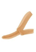 Load image into Gallery viewer, Lux Fetish The Original Facilitator Face Strap-On with Dildo - Cream/Vanilla