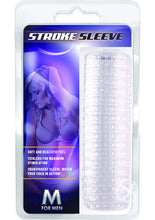 Load image into Gallery viewer, M For Men Stroke Sleeve Masturbator - Clear
