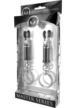 Load image into Gallery viewer, Master Series Amulet Nipple D'vice - Black/Metal - Set