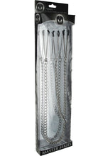 Load image into Gallery viewer, Master Series Anais Y-Style Nipple to Clit - Metal/Silver - Set